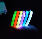 Car LED Luminous Water Coaster Solar USB Charging