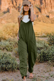 Double Take  V-Neck Sleeveless Jumpsuit with Pocket